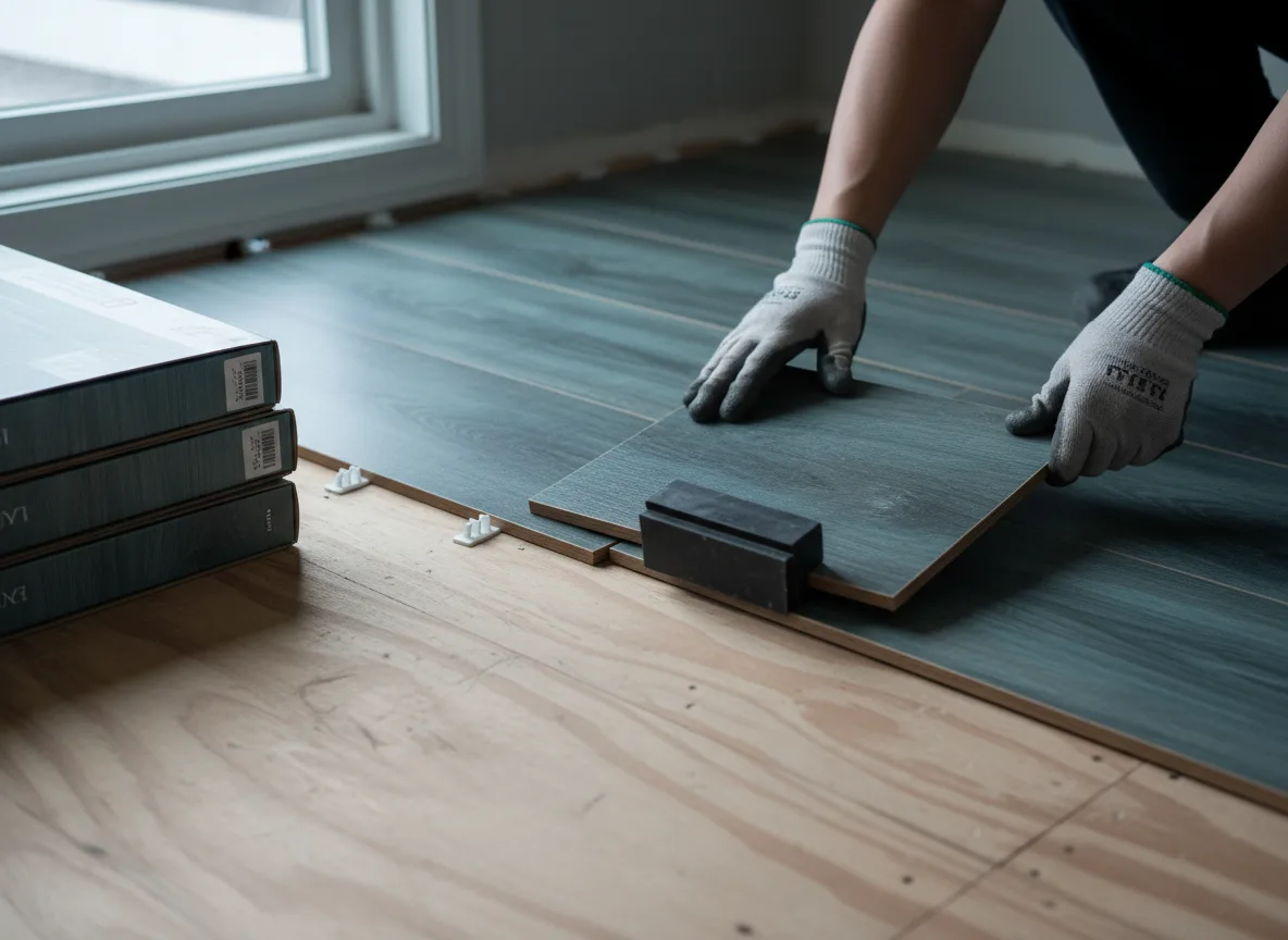 Luxury Vinyl Plank Installation company in Elsmore, KS